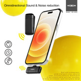 ست میکروفن بی سیم موکسوم مدل MX-AX65 با درگاه اتصال لایتنینگ