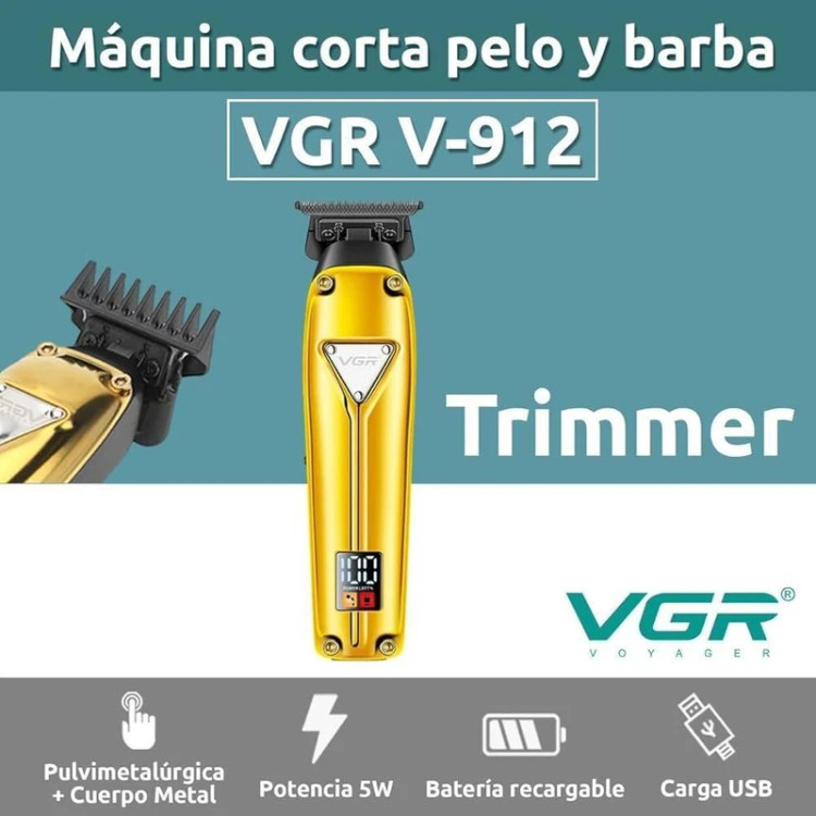 ماشین اصلاح موی سر و صورت وی جی ار مدل V-912