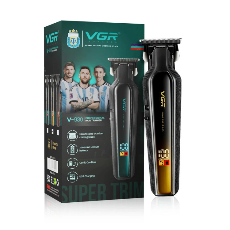 ماشین اصلاح موی سر و صورت حرفهای وی جی ار مدل V-930