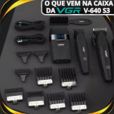 مجموعه 3 عددی ماشین اصلاح موی سر و صورت وی جی ار مدل V-640 s3