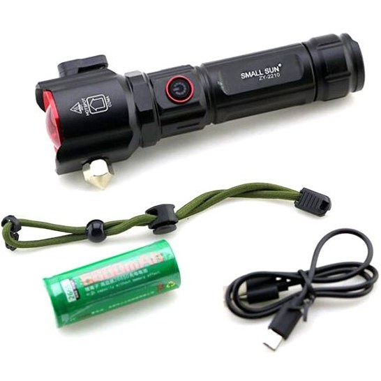 چراغ قوه دستی اسمال سان مدل ZY2210 با باتری ۴۸۰۰ میلی آمپر و LED مهتابی