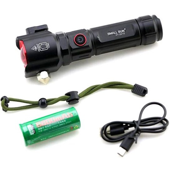 چراغ قوه دستی اسمال سان مدل ZY2210 با باتری ۴۸۰۰ میلی آمپر و LED مهتابی