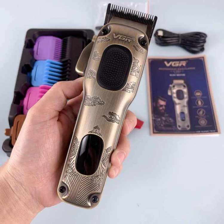 ماشین اصلاح موی سر و صورت وی جی ار شارژی مدل V-027