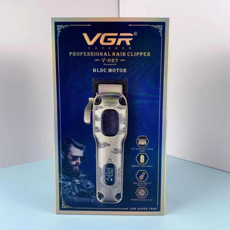 ماشین اصلاح موی سر و صورت وی جی ار شارژی مدل V-027