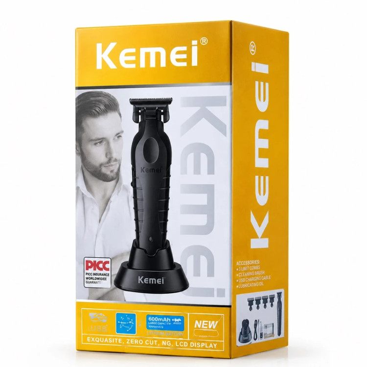 ماشین اصلاح موی سر و صورت برقی کیمی مدل KM-2299 استند دار