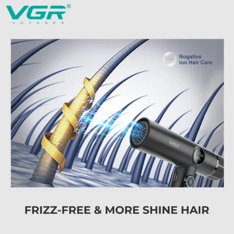 سشوار برسدار چرخشی 1900 وات وی جی ار مدل v-401