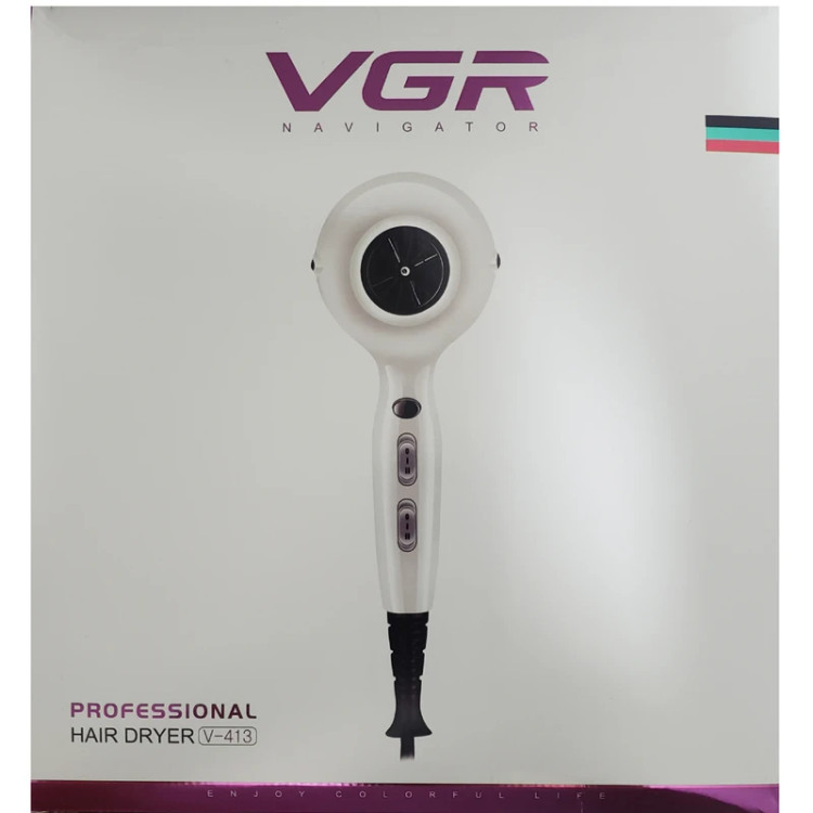 سشوار حرفهای 2200 وات وی جی ار مدل V-413