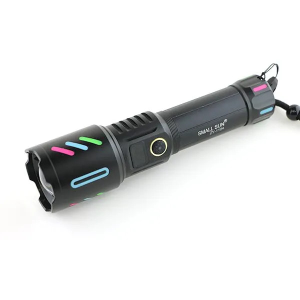 چراغ قوه اسمال سان ZY-1104 | قدرتمند، زومدار و شارژی