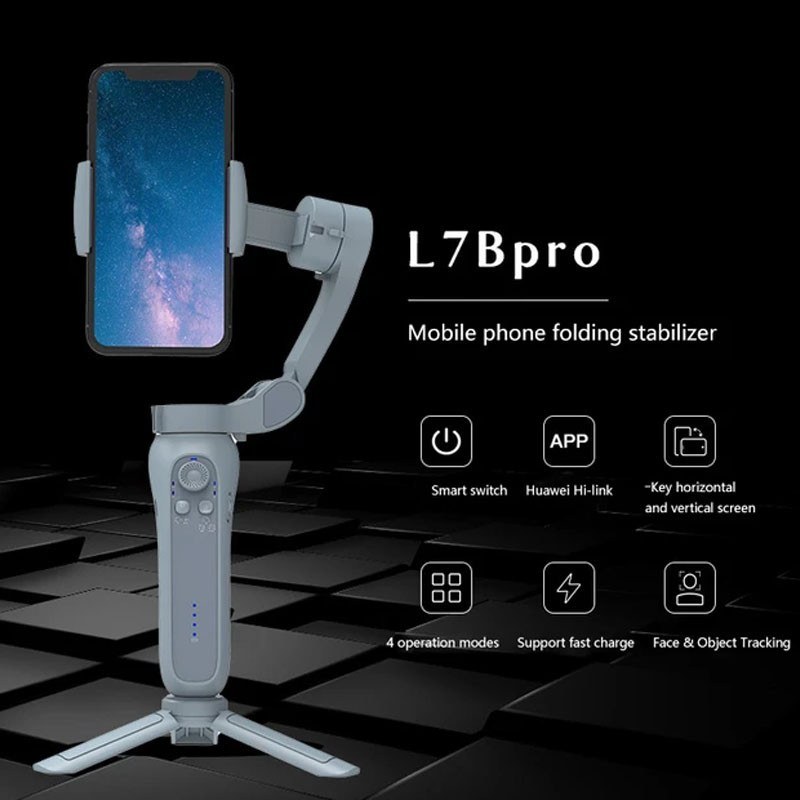 گیمبال و لرزشگیر موبایل مدل L7BPRO؛ فیلم‌برداری روان‌تر با گوشی هوشمند